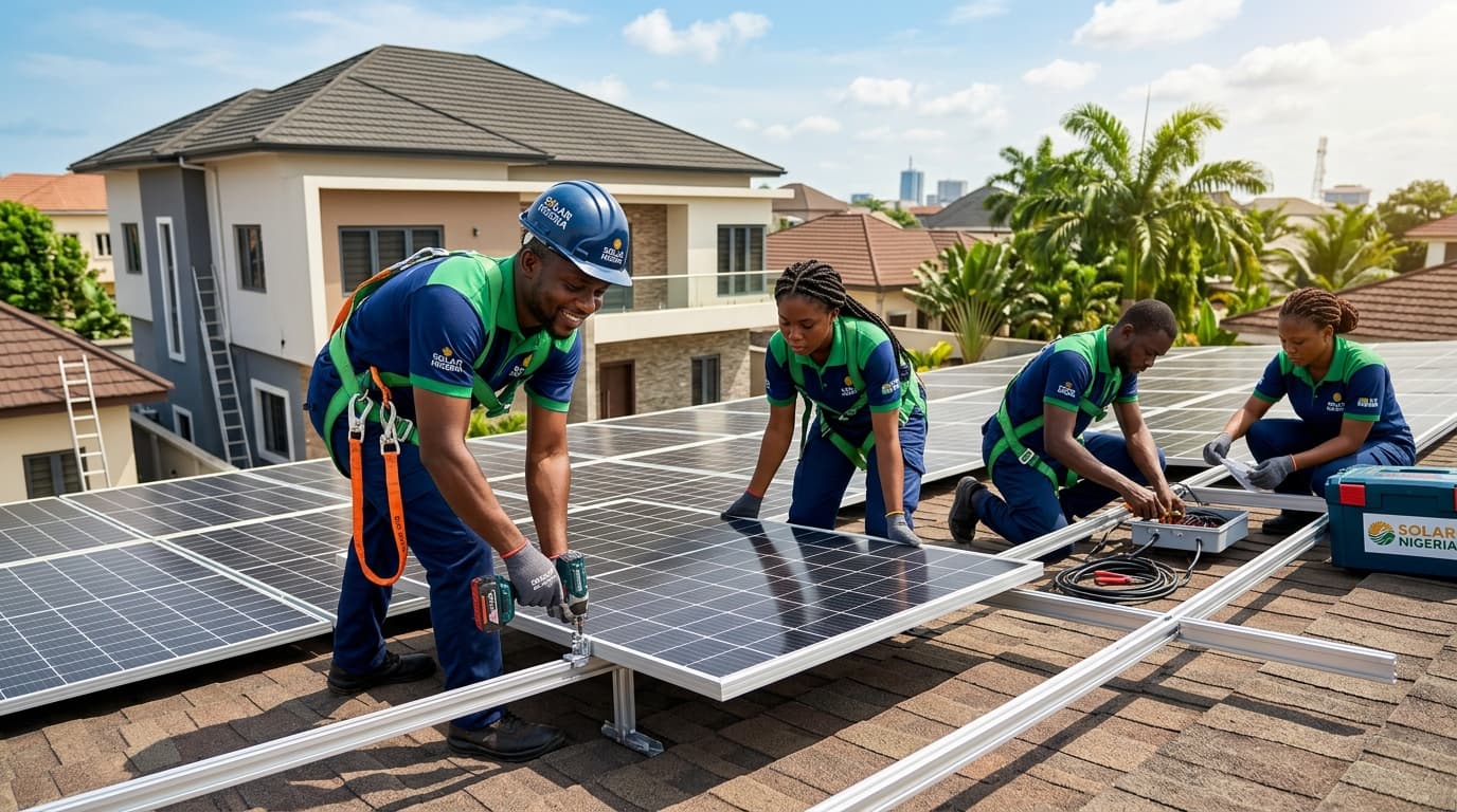 Solar power installation